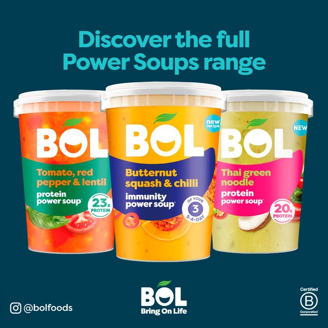 BOL garden pea & spinach soup 600g pot - British product