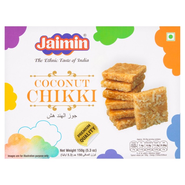 Jaimin Coconut Chikki Indian sweet - British product