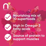 Naturya Superberries breakfast mix 150g, imported from the UK