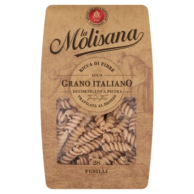 La Molisana wholewheat fusilli pasta 500g, UK version