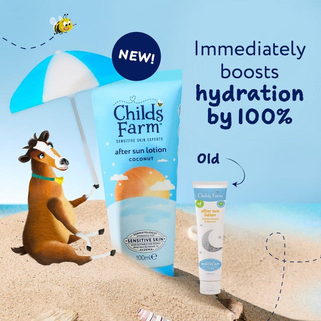 Childs Farm after sun lotion with organic coconut 100ml - British product
