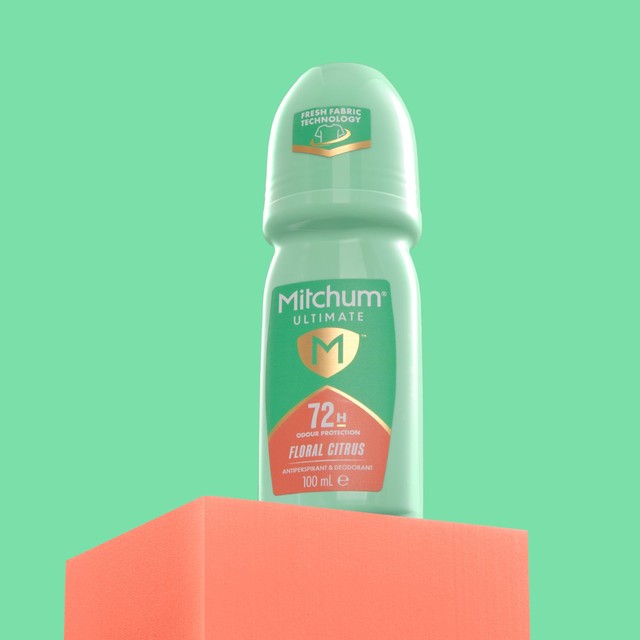 Mitchum deodorant roll-on Floral Citrus - British product