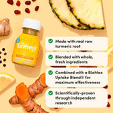 The Turmeric Co raw turmeric vitamin C D3 shot 60ml (British brand)