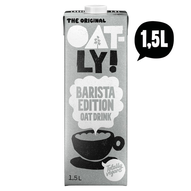Oatly oat drink Barista Edition 1.5L, imported from the UK