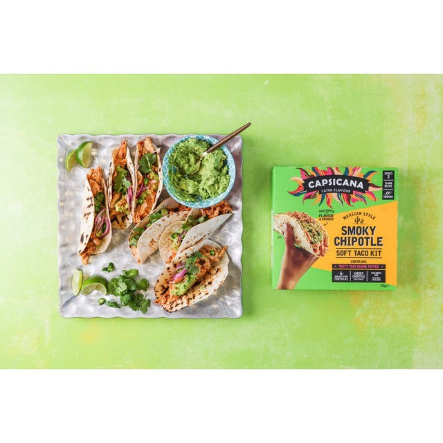 Capsicana smoky chipotle taco meal kit 273g - British product
