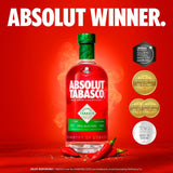 Absolut Tabasco flavoured vodka bottle - British product