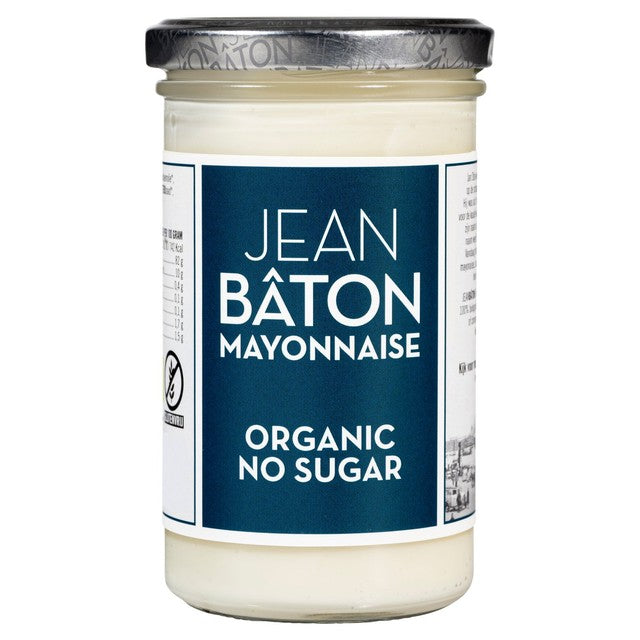Jean Bâton Mayonnaise Organic No Sugar 245ml, UK version