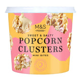 M&S Sweet & Salty Popcorn Clusters mini bites tub, UK version