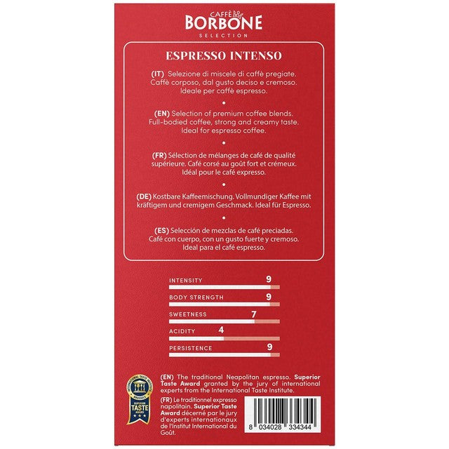 Caffe Borbone espresso intenso ground coffee 250g - British product