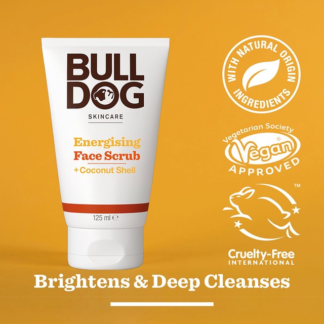 Bulldog Energising Face Scrub 125ml - British product