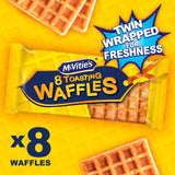 Mcvitie's toasting waffles 8x28g, imported from the UK