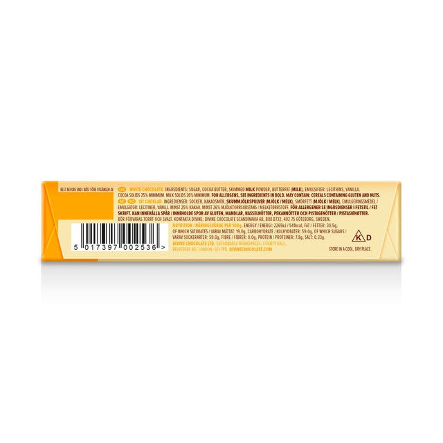 Divine white chocolate bar 35g - British product