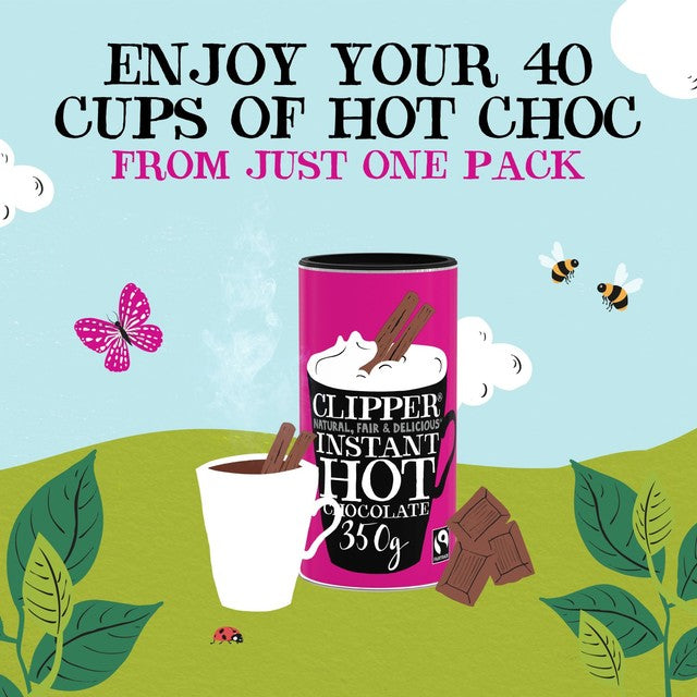 Clipper Fairtrade instant hot chocolate 350g - British product