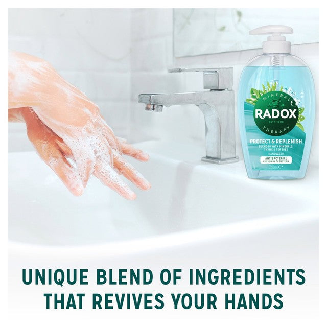 Radox Anti Bac Replenishing Antibacterial Hand Wash 250ml, imported from the UK