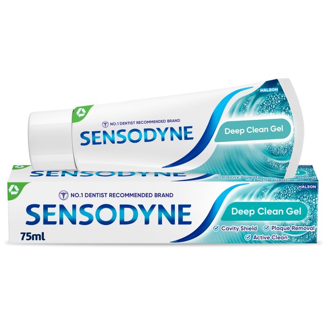 Sensodyne Deep Clean Gel toothpaste 75ml (British brand)