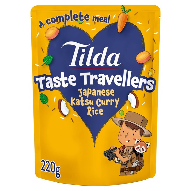 Tilda Kids Katsu Curry Rice Meal 220g (British brand)