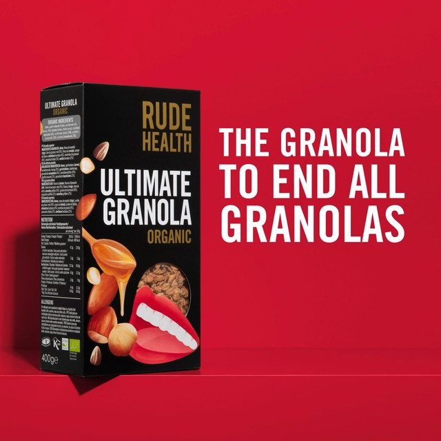 Rude Health Ultimate Granola 400g, imported from the UK