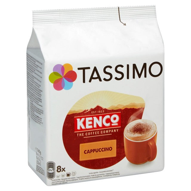 Tassimo Kenco cappuccino coffee pods 8 pack (British brand)