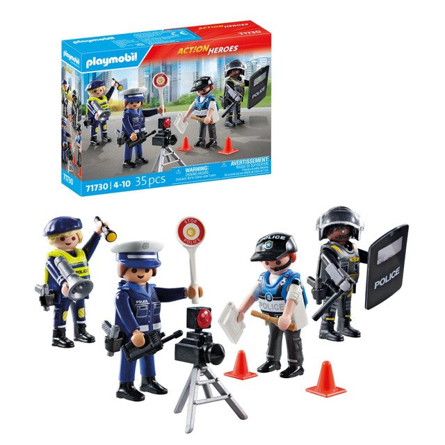 Playmobil Action Heroes Police Figure Set, imported from the UK