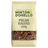 Minton & Donello Pecan Halves 250g, imported from the UK