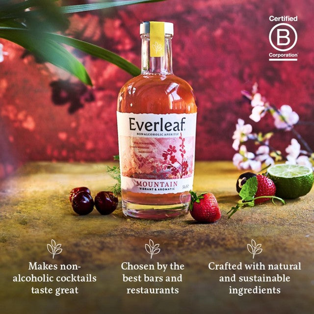 Everleaf Mountain non-alcoholic aperitif 50cl - British product