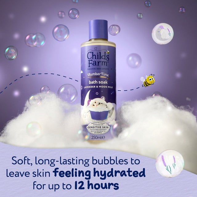 Childs Farm SlumberTime bath soak lavender and moon milk 250ml - British product