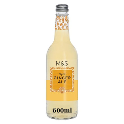 M&S Light Ingwer-Ale kalorienarmes Getränk 500ml