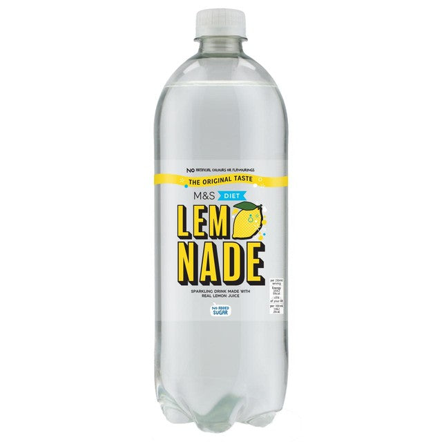 M&S diet lemonade 1L, imported from the UK