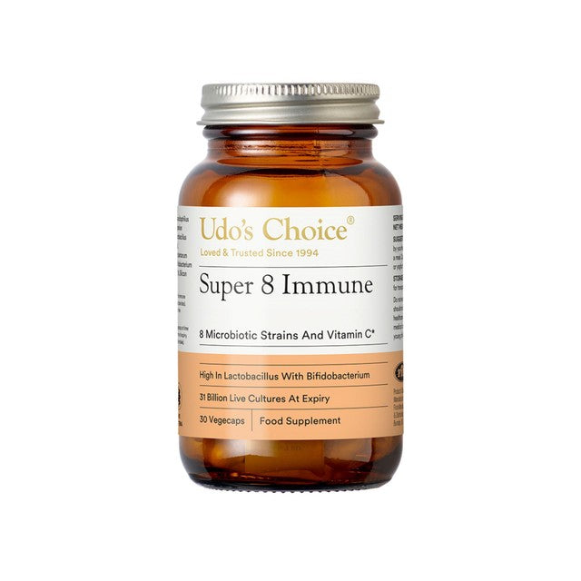 Udo's Choice Super 8 probiotic supplement 30 capsules (British brand)