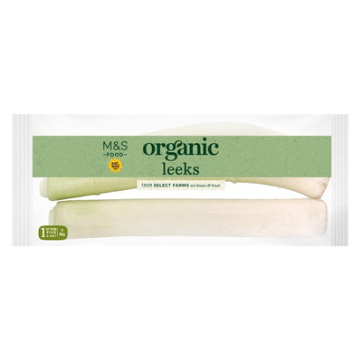 M&S M&S Organic Leeks Fresh Vegetables 400 جرام - اشترِ عبر الإنترنت من McGrocer