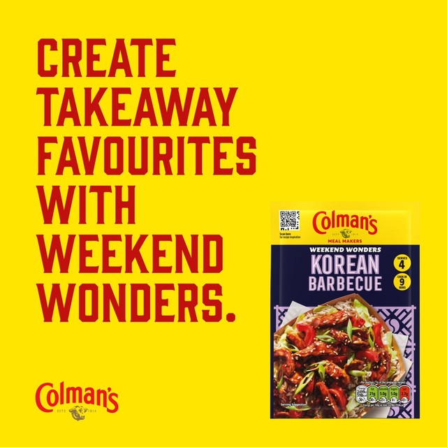 Colman's Korean Barbecue Recipe Mix 45g - British product