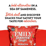 Emily Sriracha Seaweed Crisps 18g - British product