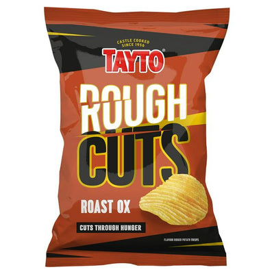 Sainsburys Tayto Rough Cuts Roast Ox Flavour Ridged Potato Crisps 45g - Achetez en ligne sur McGrocer