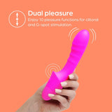 So Divine Pash ribbed vibrator pink (British brand)