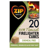 Zip 100% natural firelighter cubes (British brand)