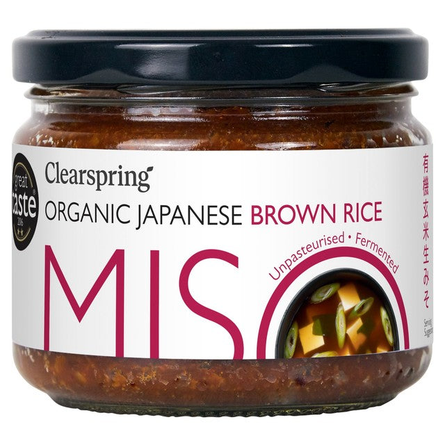 Clearspring brown rice miso paste 300g - British product