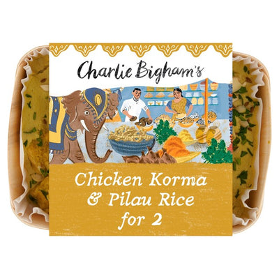 M&S Charlie Bigham's Kylling Korma & Pilau Ris for 2 Ferdigrett 810g- Kjøp online hos McGrocer