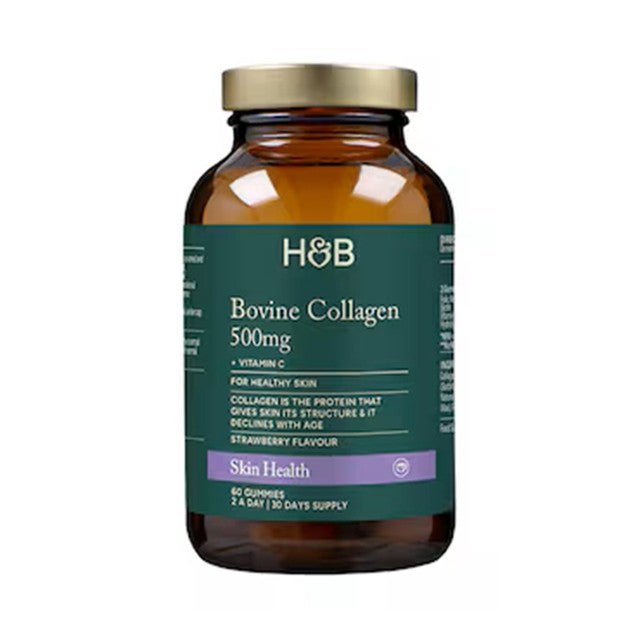 Holland & Barrett Bovine Collagen Gummies Strawberry Flavour 60 Gummies, UK version