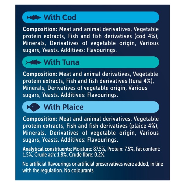 Felix wet cat food Fish Selection 6 x 48g - British product