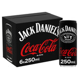 Jack Daniels & Coke pre-mixed cocktail 5% alcohol, UK version
