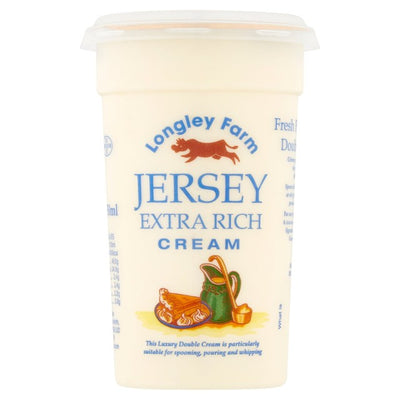 Longley Farm Jersey Ekstra Rik Dobbel Krem 250ml