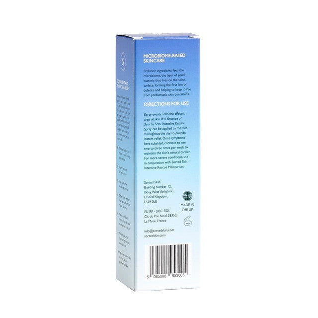 Sorted Skin Intensive Rescue Spray Prebiotic Microbiome 100ml (British brand)