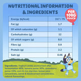 Goodies Bluey Banana & Strawberry Yoghurt Pouch Multipack 4 x 100g, UK version