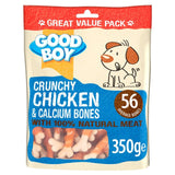 Good Boy crunchy chicken and calcium bones dog treats 350g, UK version