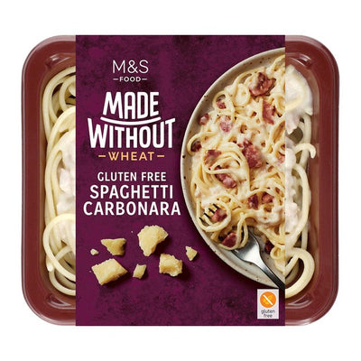 M&S Made Without Wheat Gluten Free Spaghetti Carbonara Ready Meal 400g