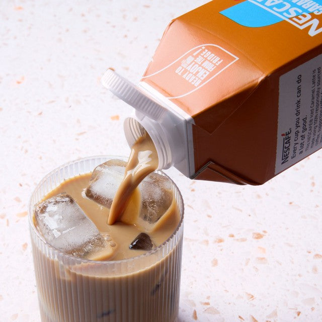 Nescafe Iced Coffee Caramel Latte 750ml, imported from the UK