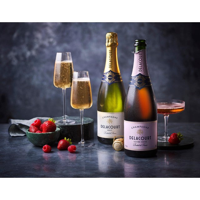 M&S Delacourt Brut Champagne 75cl, imported from the UK