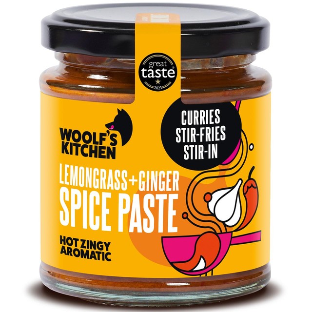The Woolf's Kitchen lemongrass and ginger spice paste 190g, UK version