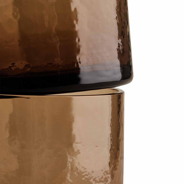 M&S hammered hi ball glasses brown 4-pack, imported from the UK