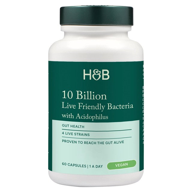 Holland & Barrett 10 billion probiotic capsules 60 pack, UK version